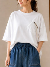 画像をギャラリービューアに読み込む, 胸ポケzip tee / 33℃