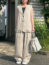 画像をギャラリービューアに読み込む, 麻ジレ (セットアップ可)【512-85562】