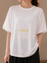 画像をギャラリービューアに読み込む, シルケット綿・ボックスロゴTシャツ / Praia