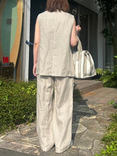 画像をギャラリービューアに読み込む, 麻ジレ (セットアップ可)【512-85562】