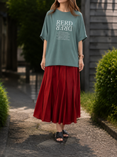 画像をギャラリービューアに読み込む, フハク梨地・反転ロゴTシャツ/ Praia