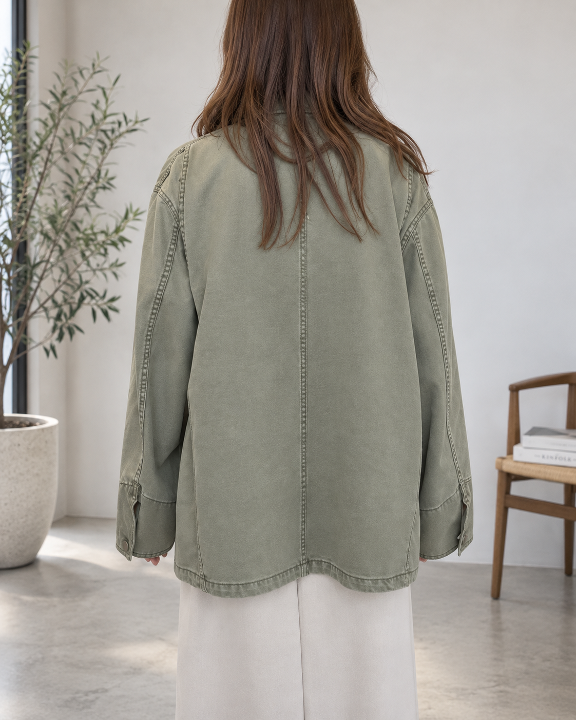 WASHED COVERALL / CHIGNON