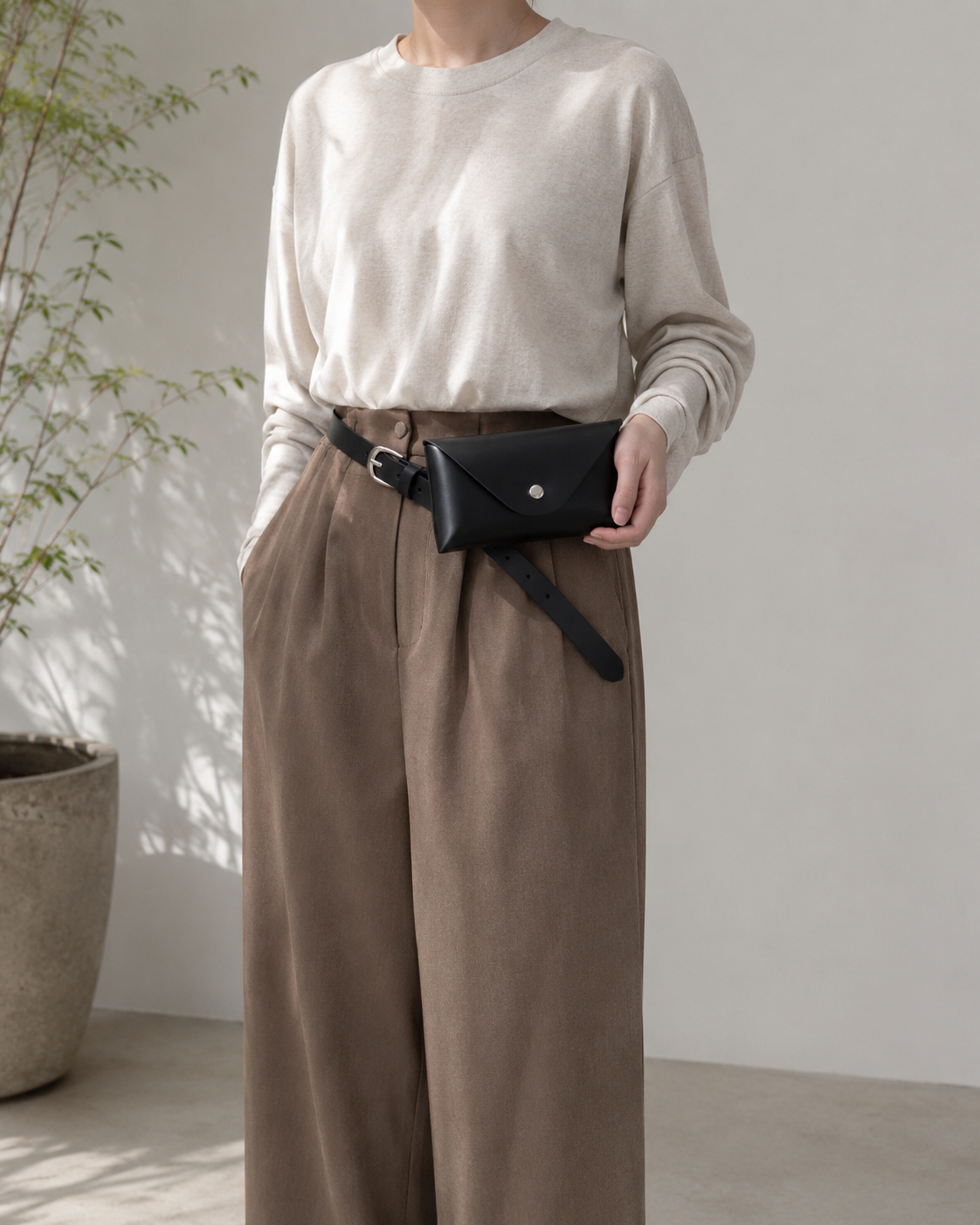Leather belt Bag / hwyl