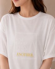 画像をギャラリービューアに読み込む, シルケット綿・ボックスロゴTシャツ / Praia
