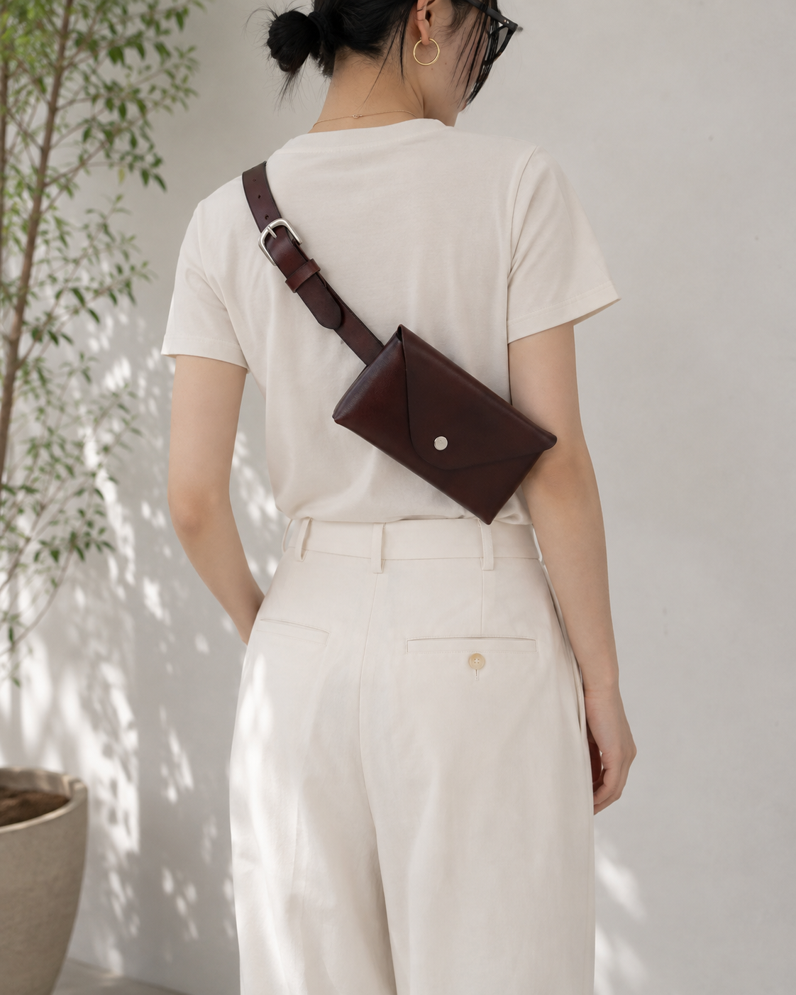 Leather belt Bag / hwyl