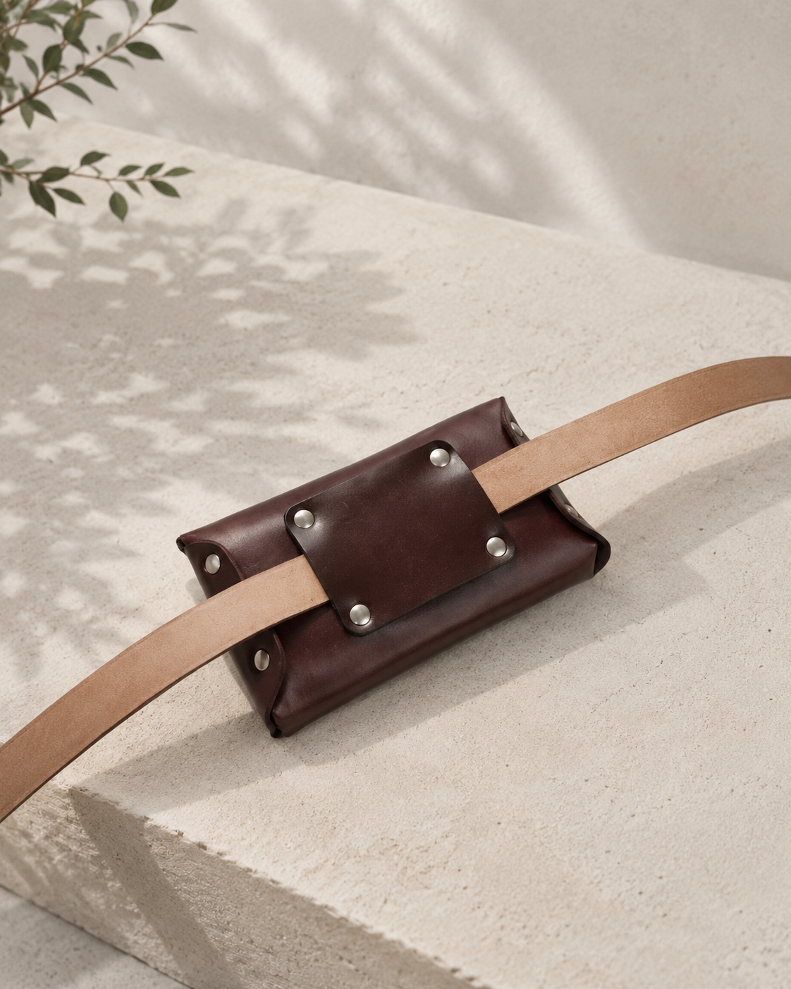 Leather belt Bag / hwyl