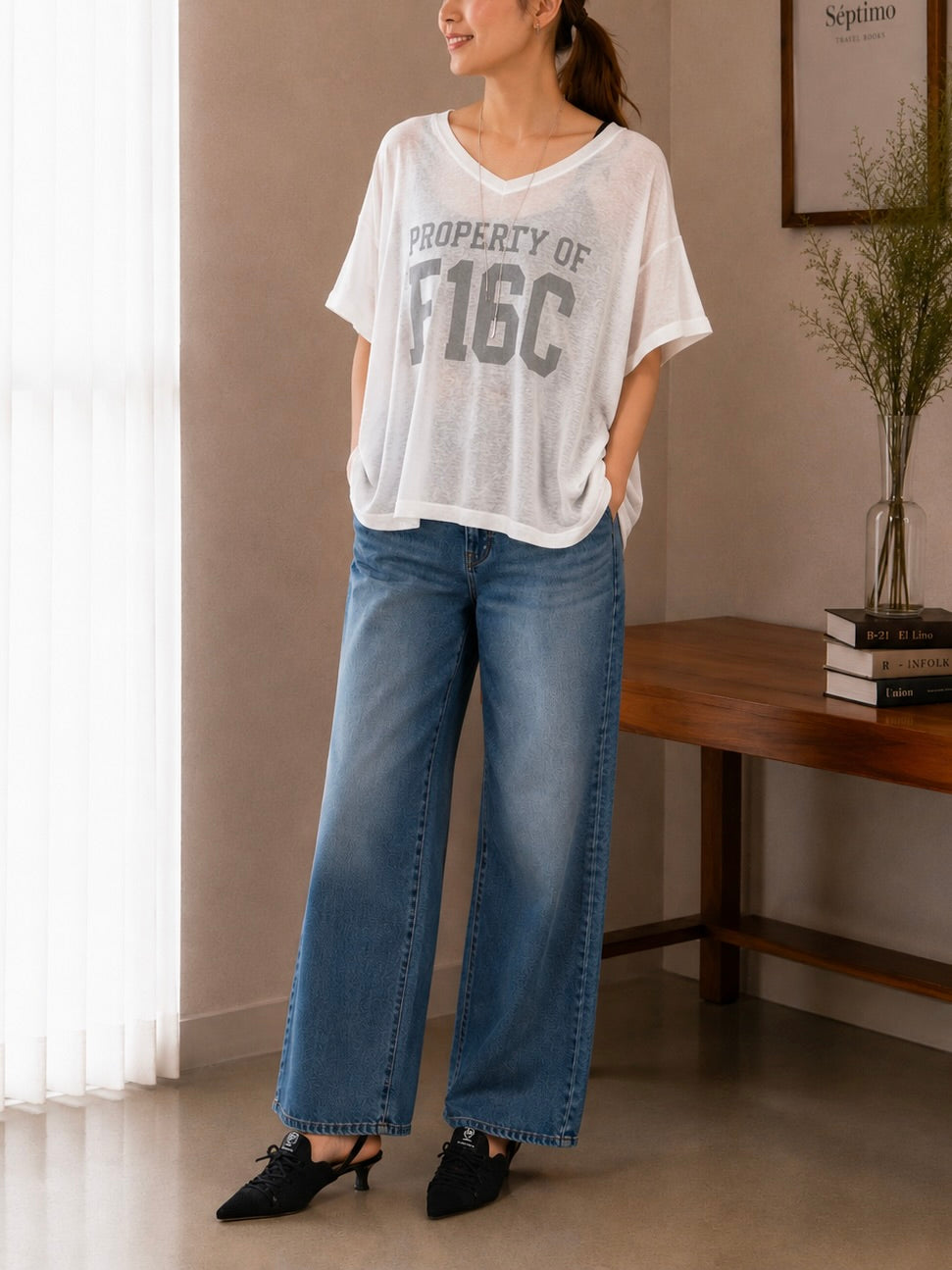 シアーロゴTシャツ / PASSIONE