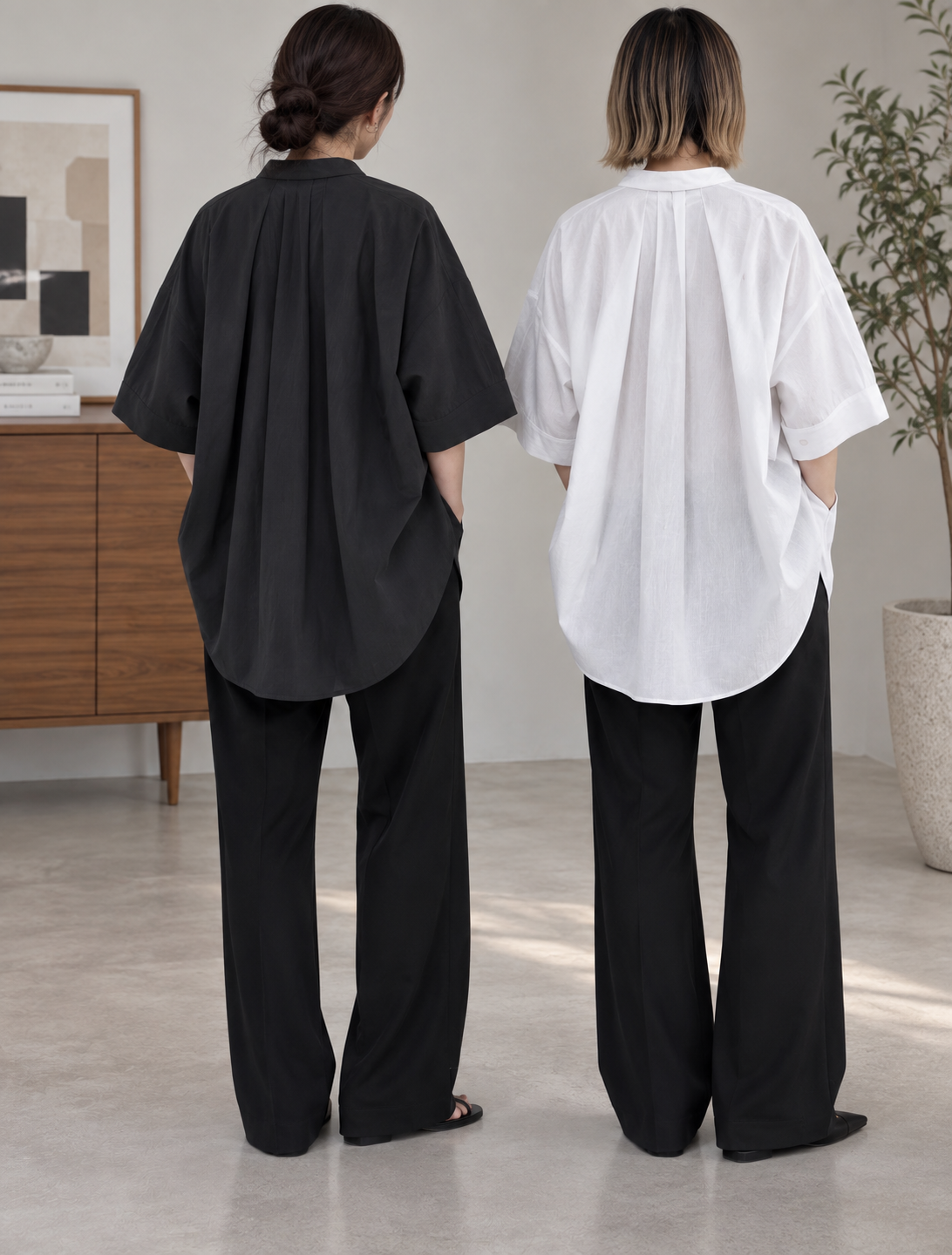 ROUND FORM SHIRT / YENN