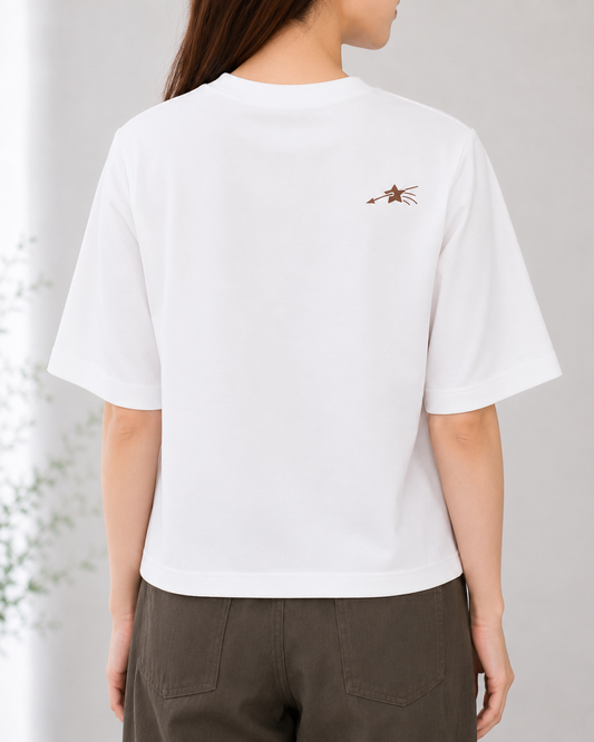ナンバーワッペン・シルケットTシャツ/ Praia