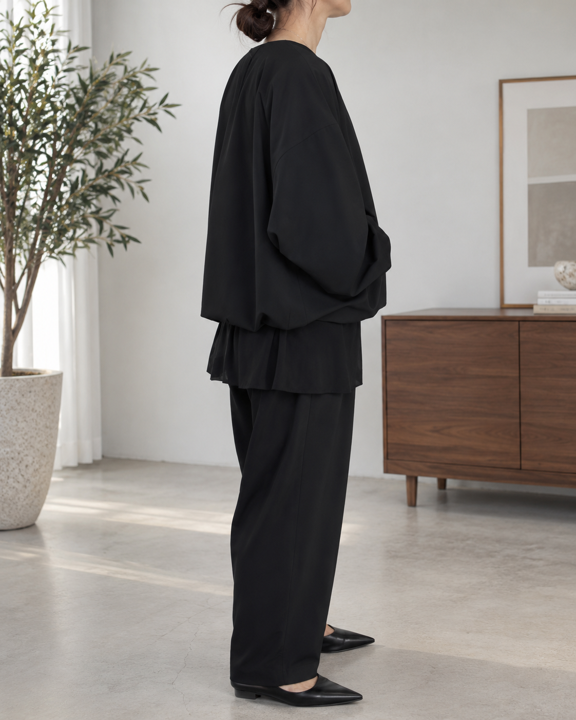 TWILL BALLOON BLOUSON / CHIGNON