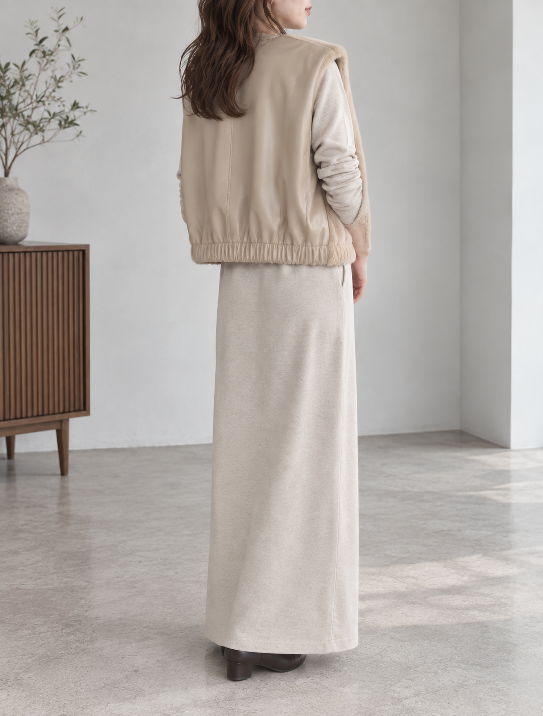 FAKEFUR DOCKING VEST / CHIGNON