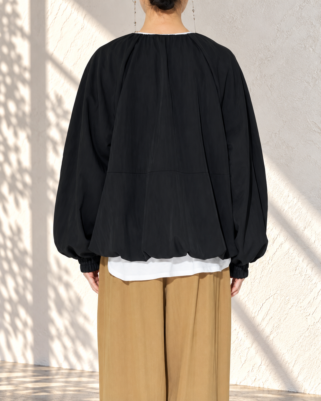 TWILL BALLOON BLOUSON / CHIGNON