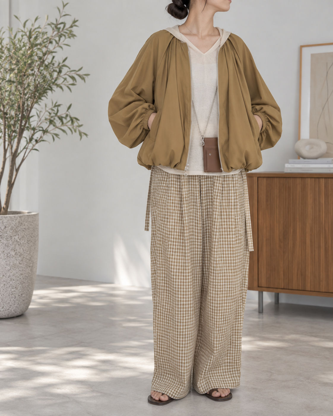 TWILL BALLOON BLOUSON / CHIGNON