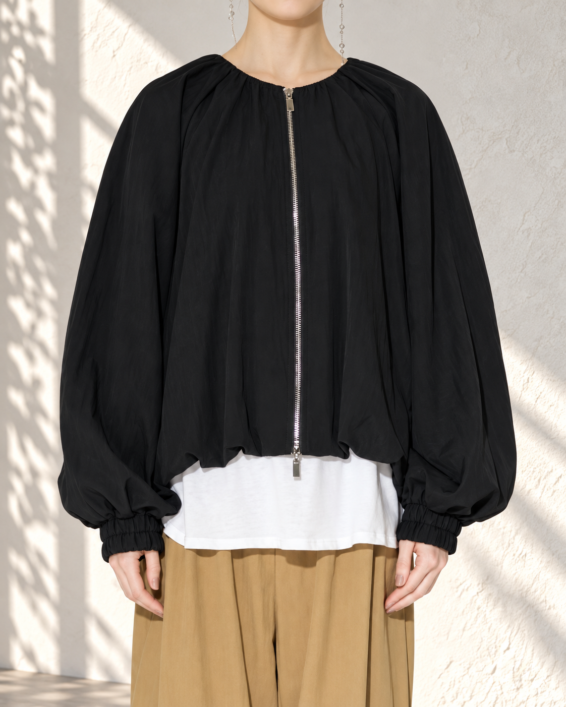 TWILL BALLOON BLOUSON / CHIGNON