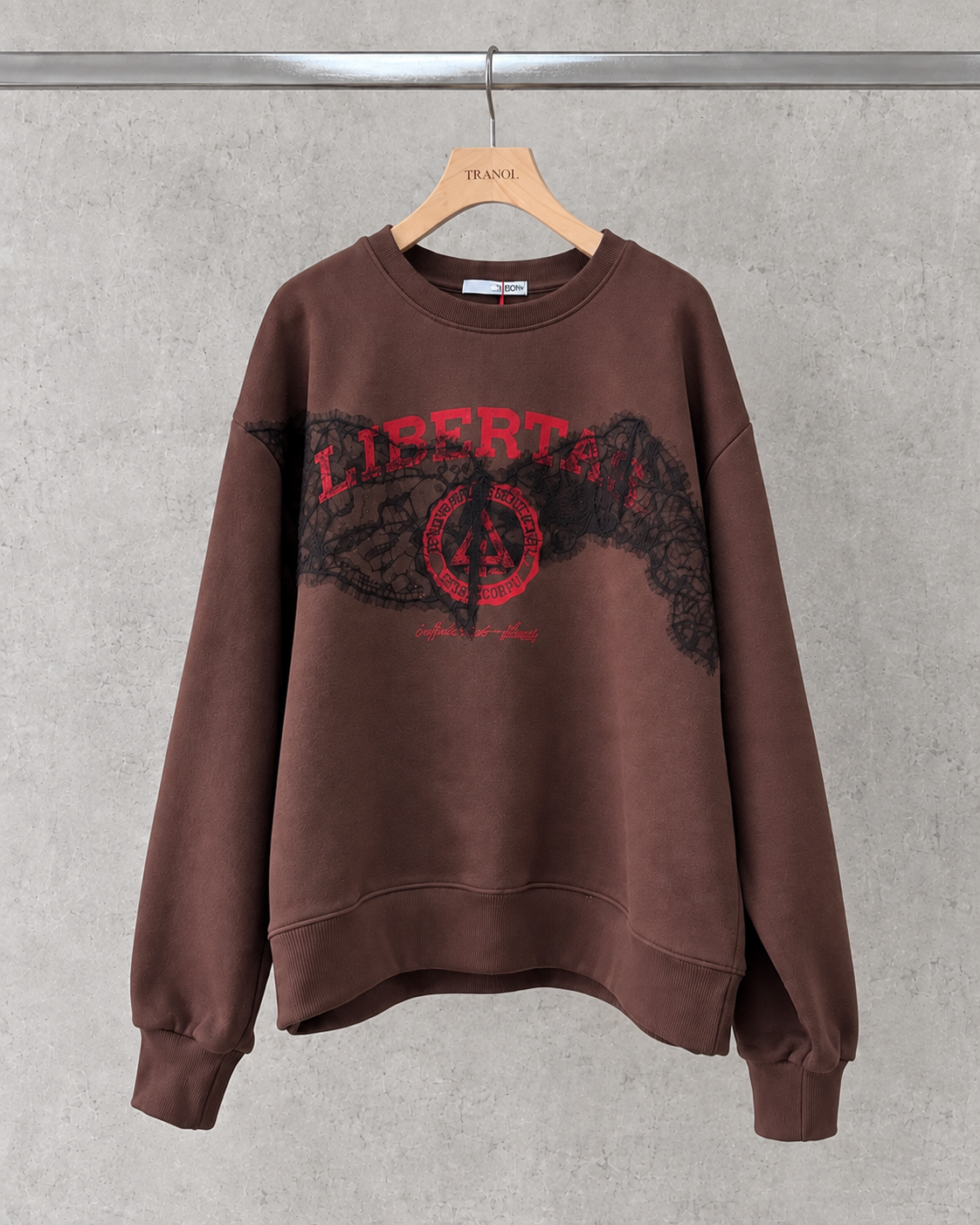 COLLEGE LACE SWEAT TOPS/ TORANOI.