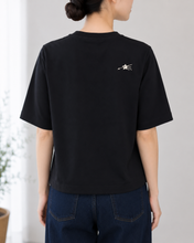 画像をギャラリービューアに読み込む, ナンバーワッペン・シルケットTシャツ/ Praia

