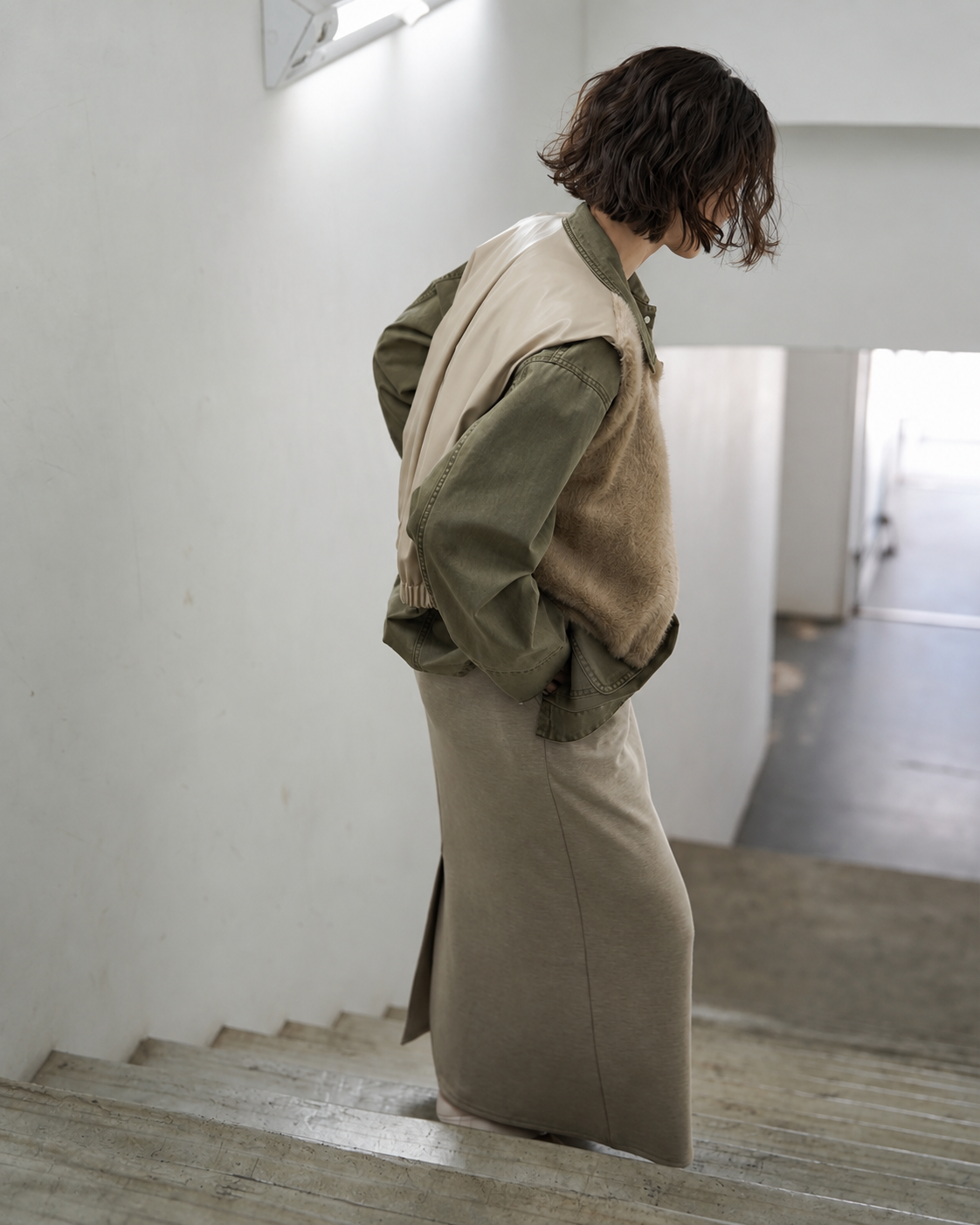 WASHED COVERALL / CHIGNON