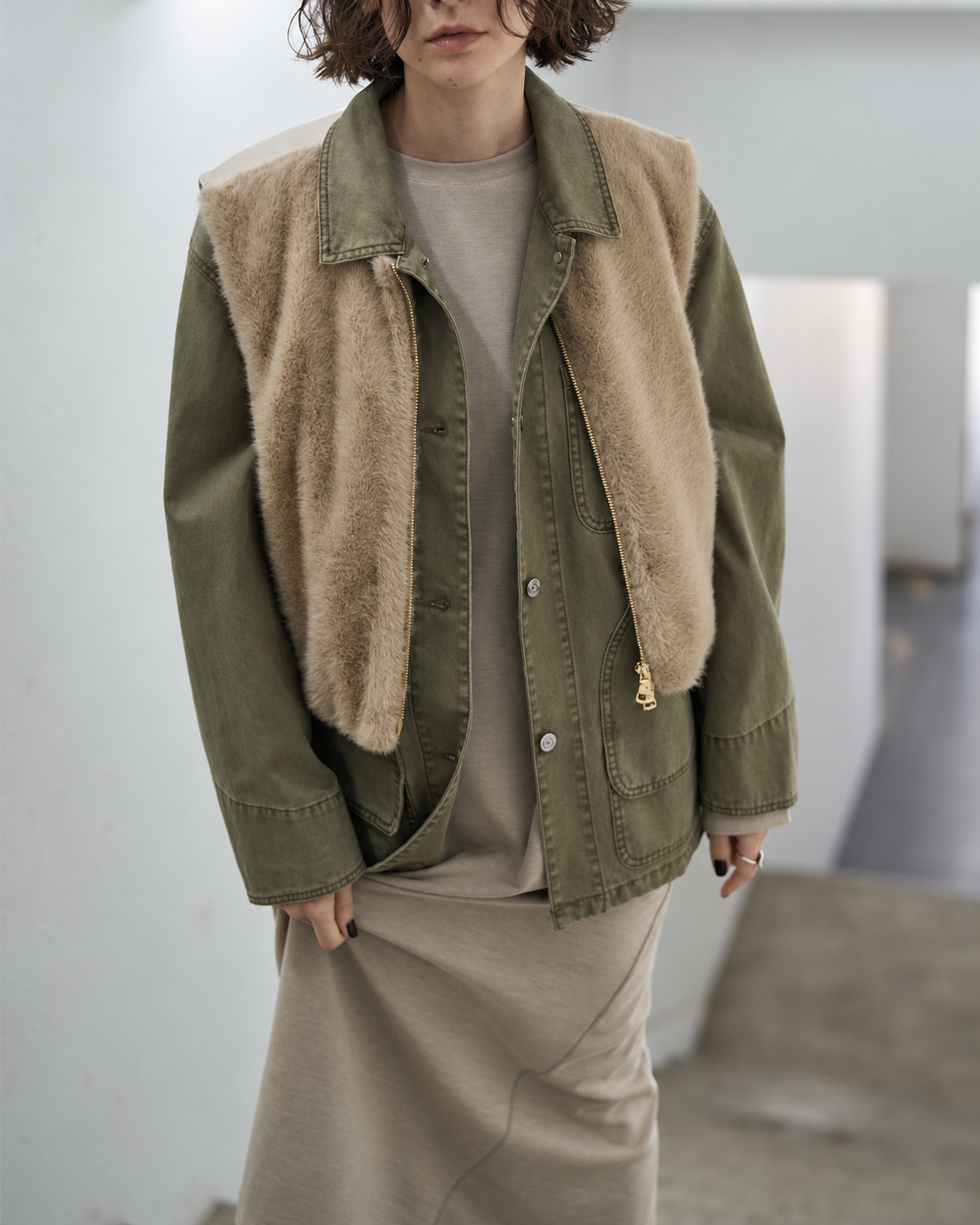 WASHED COVERALL / CHIGNON