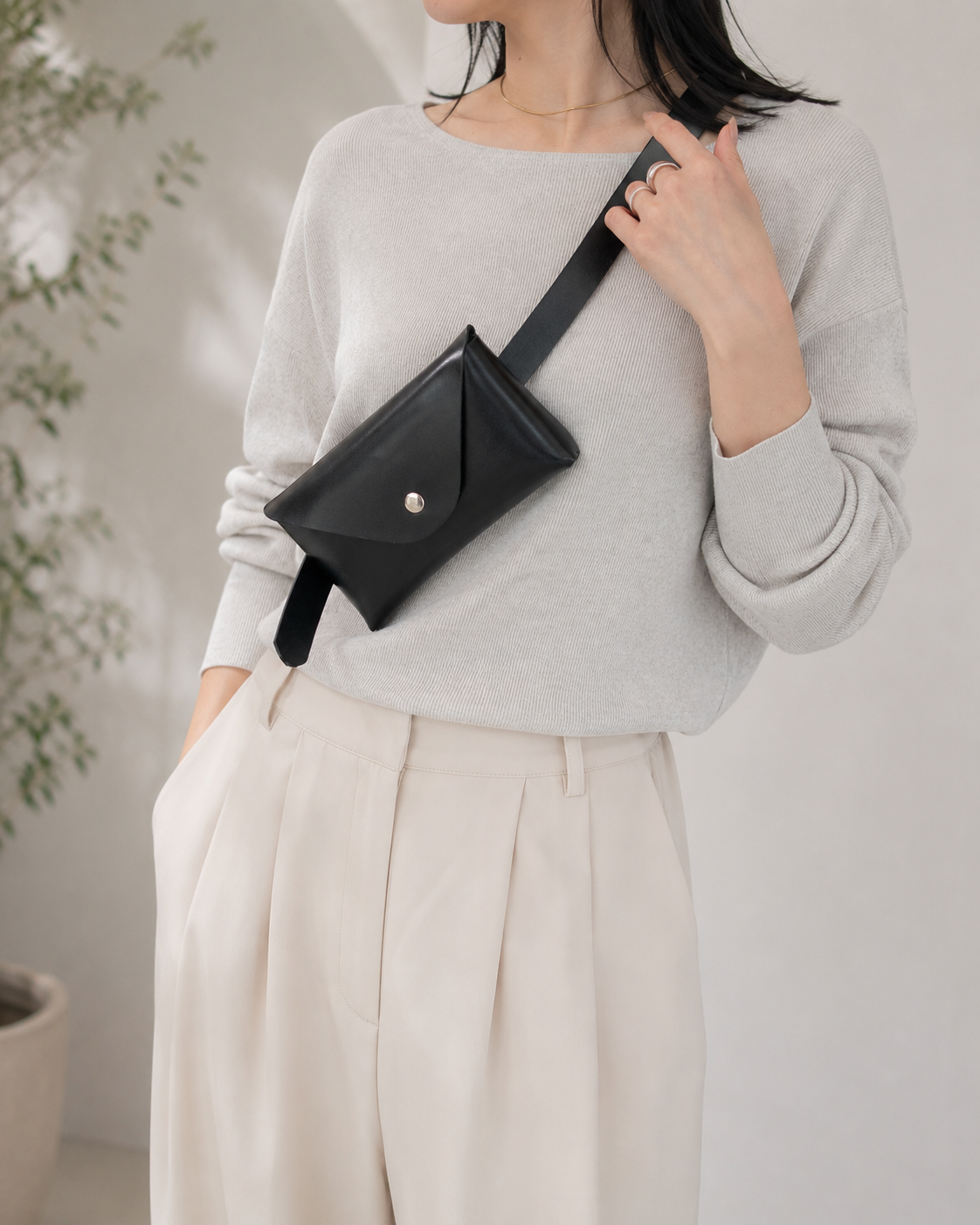 Leather belt Bag / hwyl