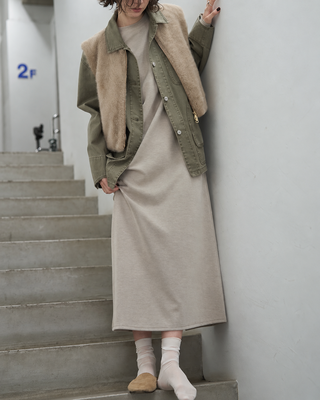WASHED COVERALL / CHIGNON