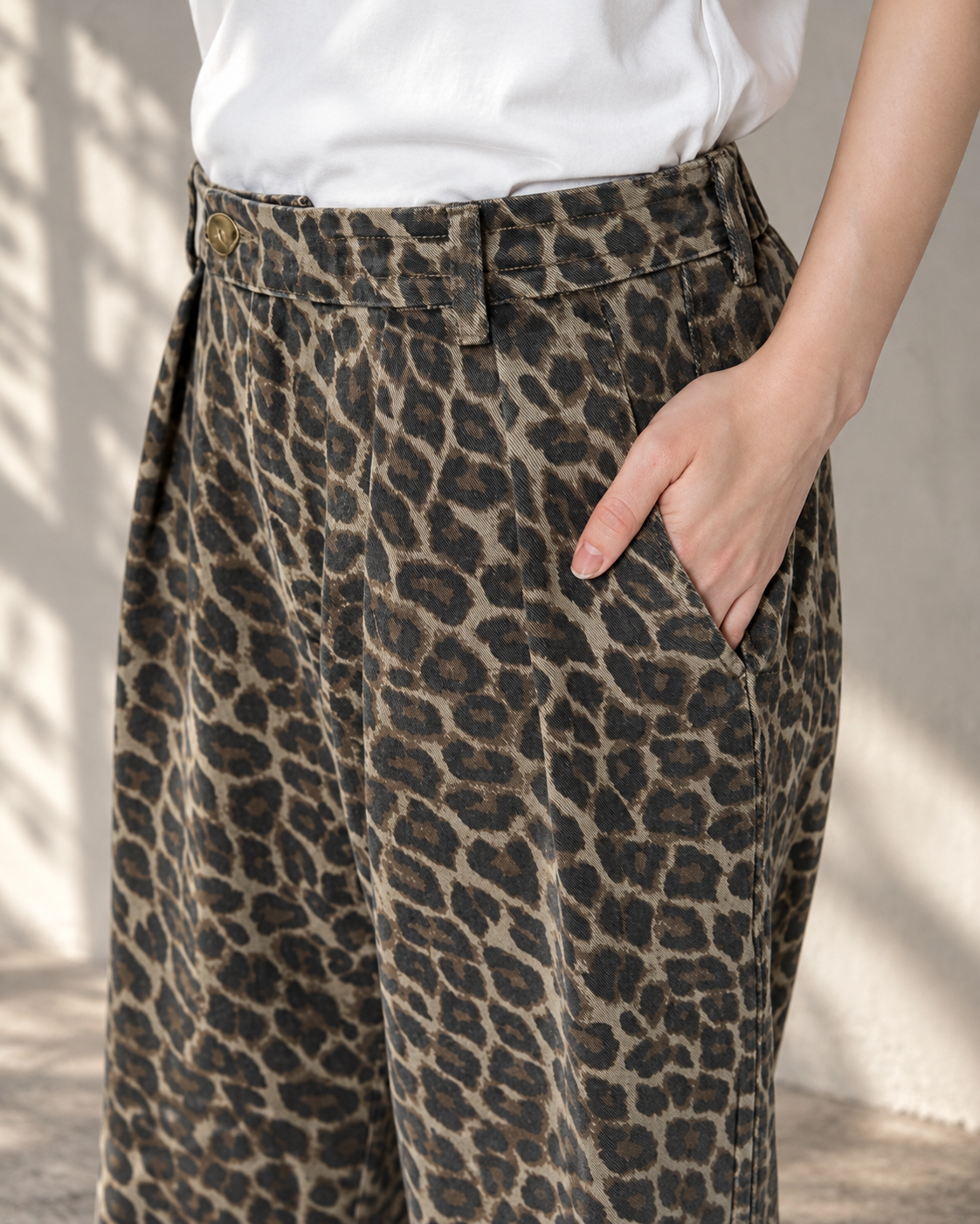 WASHED LEOPARD チノPT / CHIGNON