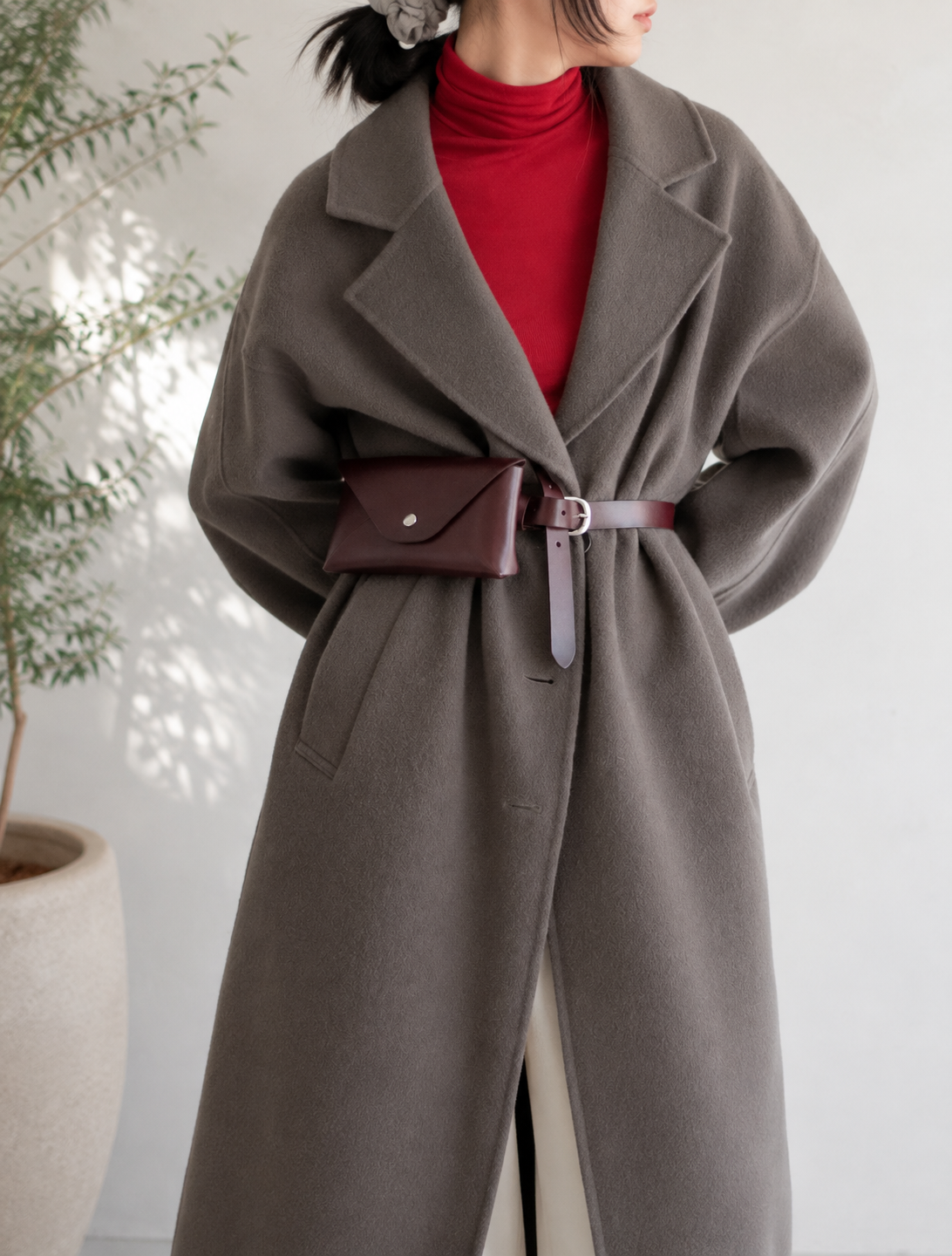 Leather belt Bag / hwyl