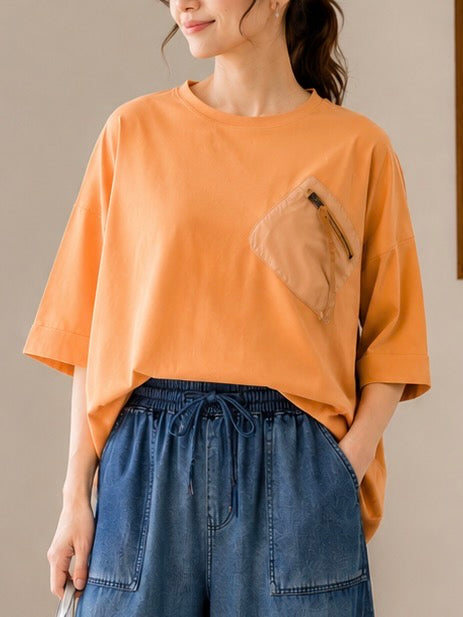 胸ポケzip tee / 33℃