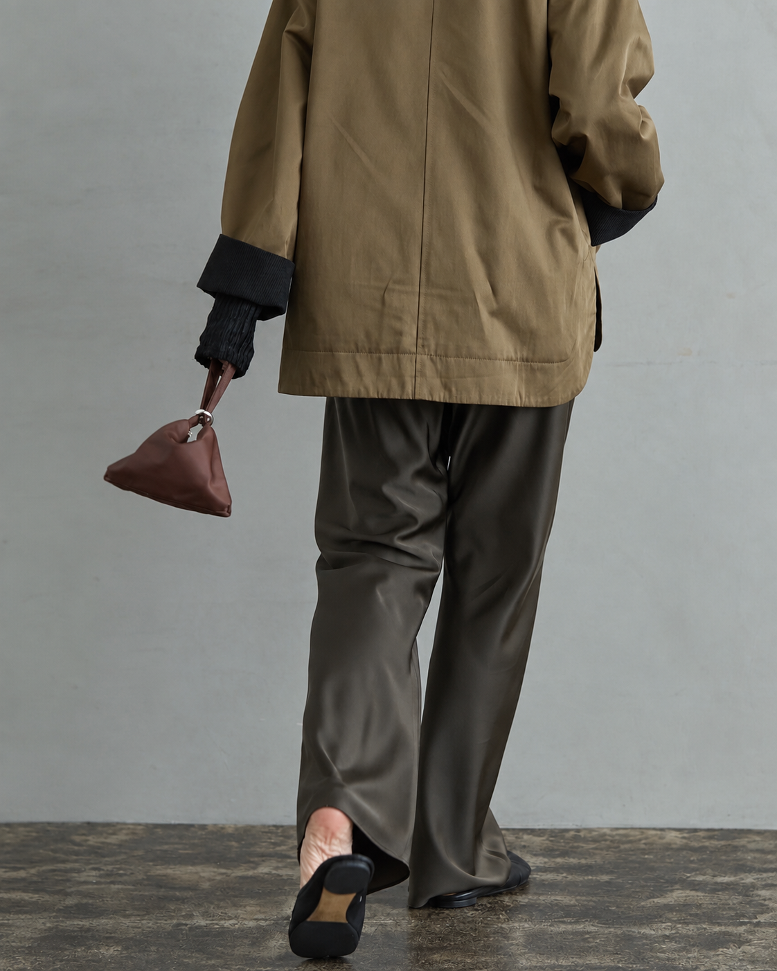 STAND BIG COLLAR BLOUSON / CHIGNON