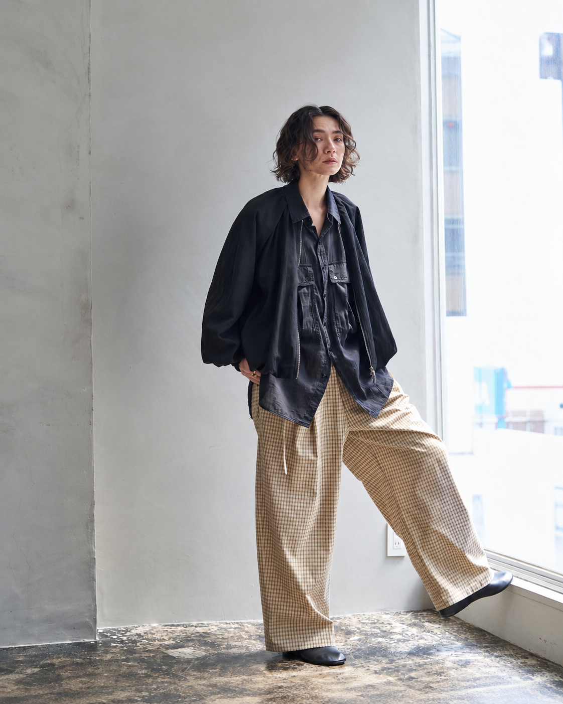 シアーデニムビッグSH / CHIGNON