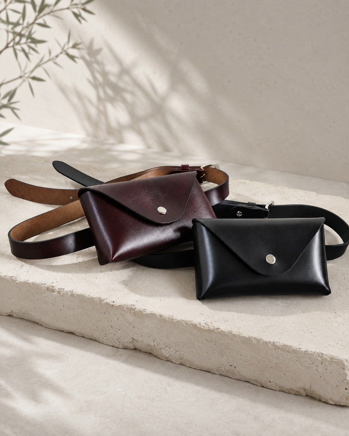 Leather belt Bag / hwyl
